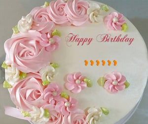Bánh sinh nhật tròn trang trí hoa
