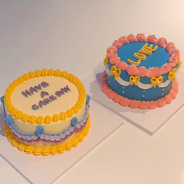 Bánh kem sinh nhật style Hàn đơn giản