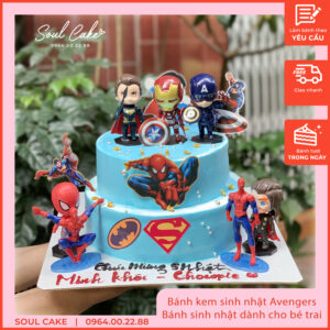 Bánh kem sinh nhật Avengers, Bánh sinh nhật dành cho bé trai