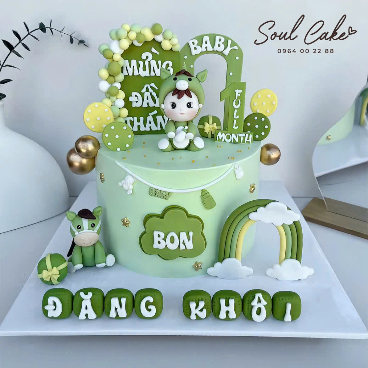 tuổi ngọ bánh kem hình con ngựa